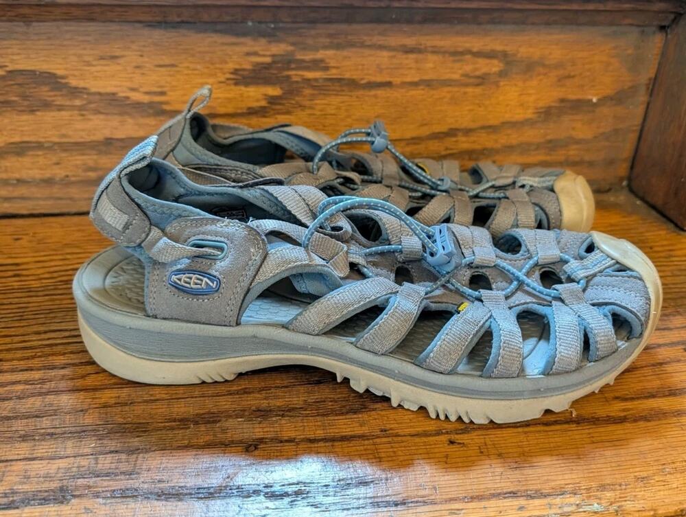 KEEN Hiking Water Shoes Women's Size 10 Blue Gray